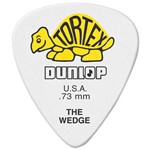 Ficha técnica e caractérísticas do produto Kit 12 Palhetas Dunlop Tortex Wedge 0.73mm Amarela para Guitarra Baixo Violão