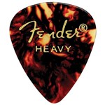 Ficha técnica e caractérísticas do produto Kit 12 Palhetas Fender Tradicional Shell Heavy 351 para Guitarra Baixo Violão