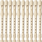 Ficha técnica e caractérísticas do produto Kit 10 Flautas Soprano Barroca Yamaha YRS24B