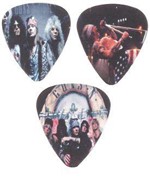 Ficha técnica e caractérísticas do produto Kit 10 Palhetas Guns N Roses para Guitarra, Violão, Ukulele, Cavaco e Baixo Soach 1.0mm Sortidas
