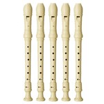 Ficha técnica e caractérísticas do produto Kit 5 Flautas Soprano Barroca YRS24B - Yamaha
