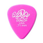Ficha técnica e caractérísticas do produto Kit 6 Palhetas Dunlop Delrin 500 0,71mm Rosa