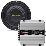 Ficha técnica e caractérísticas do produto Kit Amplificador TL 1500 + Subwoofer Bomber Slim High Power