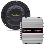 Ficha técnica e caractérísticas do produto Kit Amplificador TS-400X4 + Subwoofer Slim High Power 12 Polegadas