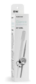 Ficha técnica e caractérísticas do produto Kit Anel Glance Acessórios - Rare Way