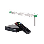 Ficha técnica e caractérísticas do produto Kit Antena de TV Digital AE 1228 + 1 Conversor Digital CD 730 Intelbras