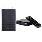 Ficha técnica e caractérísticas do produto Kit Antena de TV Digital AI 2021 + 1 Conversor Digital CD 730 Intelbras