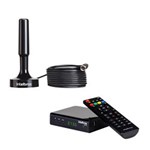 Ficha técnica e caractérísticas do produto Kit Antena de TV Digital AI 2031 + 1 Conversor Digital CD 730 Intelbras