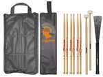 Ficha técnica e caractérísticas do produto Kit Bag Com01 + Set Baquetas Gospel Liverpool