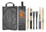 Ficha técnica e caractérísticas do produto Kit Baqueta 7a 5b Malet Vassourinha Acoustic Bag Liverpool