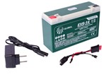 Ficha técnica e caractérísticas do produto Kit Bateria 6v 14ah + Carregador + Chicote - Moto Elétrica - Global