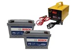 Ficha técnica e caractérísticas do produto Kit 2 Bateria Bosch P5 1080 65ah Nobreak Carregador 5ah 24v - Bosch e Stroke Power