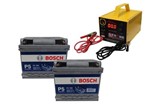 Ficha técnica e caractérísticas do produto Kit 2 Bateria Bosch P5 780 58ah Nobreak Carregador 5ah 24v - Bosch e Stroke Power
