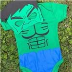 Ficha técnica e caractérísticas do produto Kit Body Bebê Hulk com Máscara