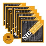 Ficha técnica e caractérísticas do produto KIT C/ 10 Encordoamentos NIG N415 P/ Violão Náilon Média Tensão - EC0386K10