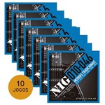 Ficha técnica e caractérísticas do produto KIT C/ 10 Encordoamentos NIG N64 P/ Guitarra Tradicional 10/46 - EC0074K10