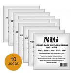 Ficha técnica e caractérísticas do produto KIT C/ 10 Encordoamentos NIG P/ Guitarra Baiana 9/48 - EC0015K10 - Nig Music