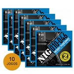 Ficha técnica e caractérísticas do produto KIT C/ 10 Encordoamentos NIG P/ Guitarra Duplo 2N64 10/46 - EC0385K10 - Nig Strings