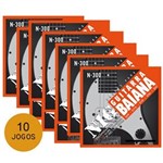 Ficha técnica e caractérísticas do produto KIT C/ 10 Jogos de Encordoamentos Guitarra Baiana NIG N300 .009/.047 - EC0098K10
