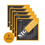 Ficha técnica e caractérísticas do produto KIT C/ 5 Encordoamentos NIG N415 P/ Violão Náilon Média Tensão - EC0386K5 - Nig Strings