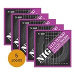Ficha técnica e caractérísticas do produto KIT C/ 5 Jogos de Encordoamentos Guitarra Baiana NIG N300 .009/.047 - EC0098K5