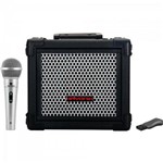 Kit Caixa Amplificada Multiuso Iron 80 Hayonik + Pen Drive + Microfone