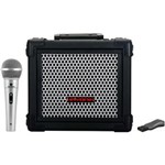 Ficha técnica e caractérísticas do produto Kit Caixa Amplificada Multiuso Iron 80 Hayonik + Pen Drive + Microfone
