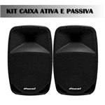 Kit Caixa Oneal 15 Bluetooth OPB-1115BT-PT e Passiva OB-1115-PT