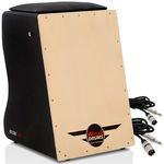 Ficha técnica e caractérísticas do produto KIT - Cajón Eletroacústico Witler Drums - 02 Cabos