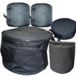 Kit Capa Bag para Bateria Bumbo 22 + 4 Pçs C/ Baquetas - Jpg