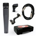 Ficha técnica e caractérísticas do produto Kit com 1 Microfone Arcano Renius-7 Xlr-xlr + 1 Clamp Bkr