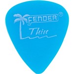 Ficha técnica e caractérísticas do produto Kit com 12 Palhetas California Clear Fina Azul Fender - Fender
