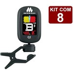 Ficha técnica e caractérísticas do produto Kit com 8 Afinador Marinos Cromático Digital MT Q2