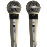 Ficha técnica e caractérísticas do produto Kit com 2 Microfone Leson Sm58 P4 Vocal Profissional - Champ