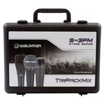 Kit com 3 Microfones S-3PM C/ Case Waldman