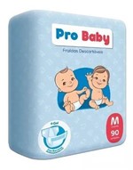 Ficha técnica e caractérísticas do produto Kit com 3 Pacotes Fraldas M Pro Baby