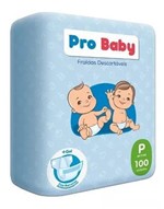 Ficha técnica e caractérísticas do produto Kit com 3 Pacotes Fraldas P Pro Baby