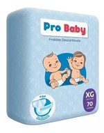 Ficha técnica e caractérísticas do produto Kit com 3 Pacotes Fraldas XG Pro Baby