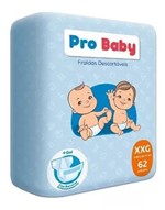 Ficha técnica e caractérísticas do produto Kit com 3 Pacotes Fraldas XXG Pro Baby