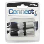 Ficha técnica e caractérísticas do produto Kit Connect Pro Cannon Macho Preto 0390016, 2 Peças - CONNECT PRO