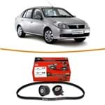 Ficha técnica e caractérísticas do produto Kit Correia Dentada Renault Symbol 1.6 16v 2009 a 2017