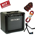 Ficha técnica e caractérísticas do produto Kit Cubo Amplificador Guitarra Nd15 Nitrous Drive 15w Meteoro + Acessórios