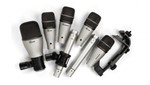 Kit de 7 Microfones Samson Dk7 Mic Drum Pack