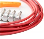 Ficha técnica e caractérísticas do produto Kit de Cabos para Pedais Lava Cable TightRope Solder-free - Vermelho
