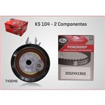 Ficha técnica e caractérísticas do produto Kit de Correia Dentada - Gates - Ks104 - Unit. -