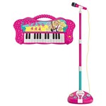 Kit de Instrumentos Musicais - Barbie - Teclado Fabuloso + Microfone Fabuloso - Fun