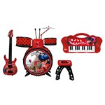 Kit de Instrumentos Musicais - Miraculous - Bandinha da Ladybug - Fun