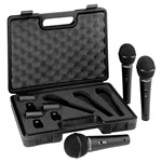 Kit de Microfone Behringer Ultravoice XM1800S - 3 Microfones - AC0187
