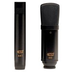 Kit de Microfones Condesadores MXL 440/441 - Gravação Profissional - com Case
