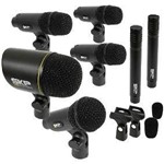 Kit de Microfones P/bateria 7 Peças Profissioal Skp Dx7